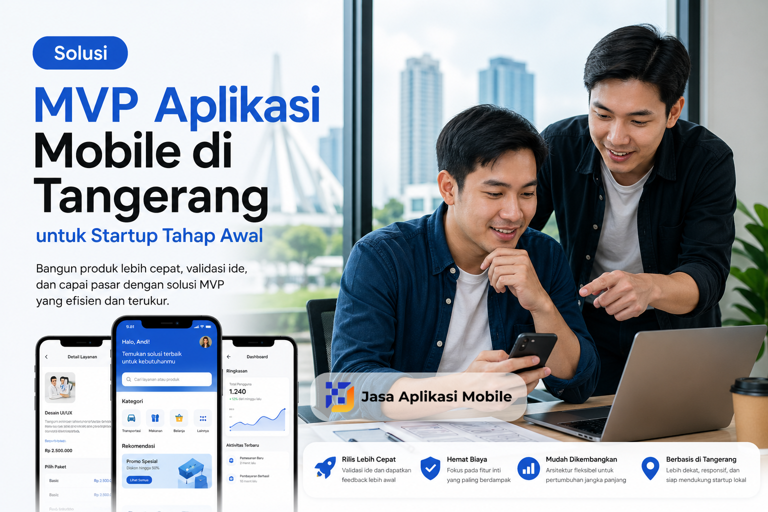 Solusi MVP Aplikasi Mobile di Tangerang untuk Startup Tahap Awal